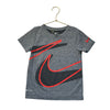 Nike Gray Logo Athletic T-Shirt - Size 5