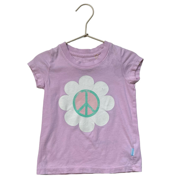 Feather 4 Arrow Pink Peace Tee - Size 3T