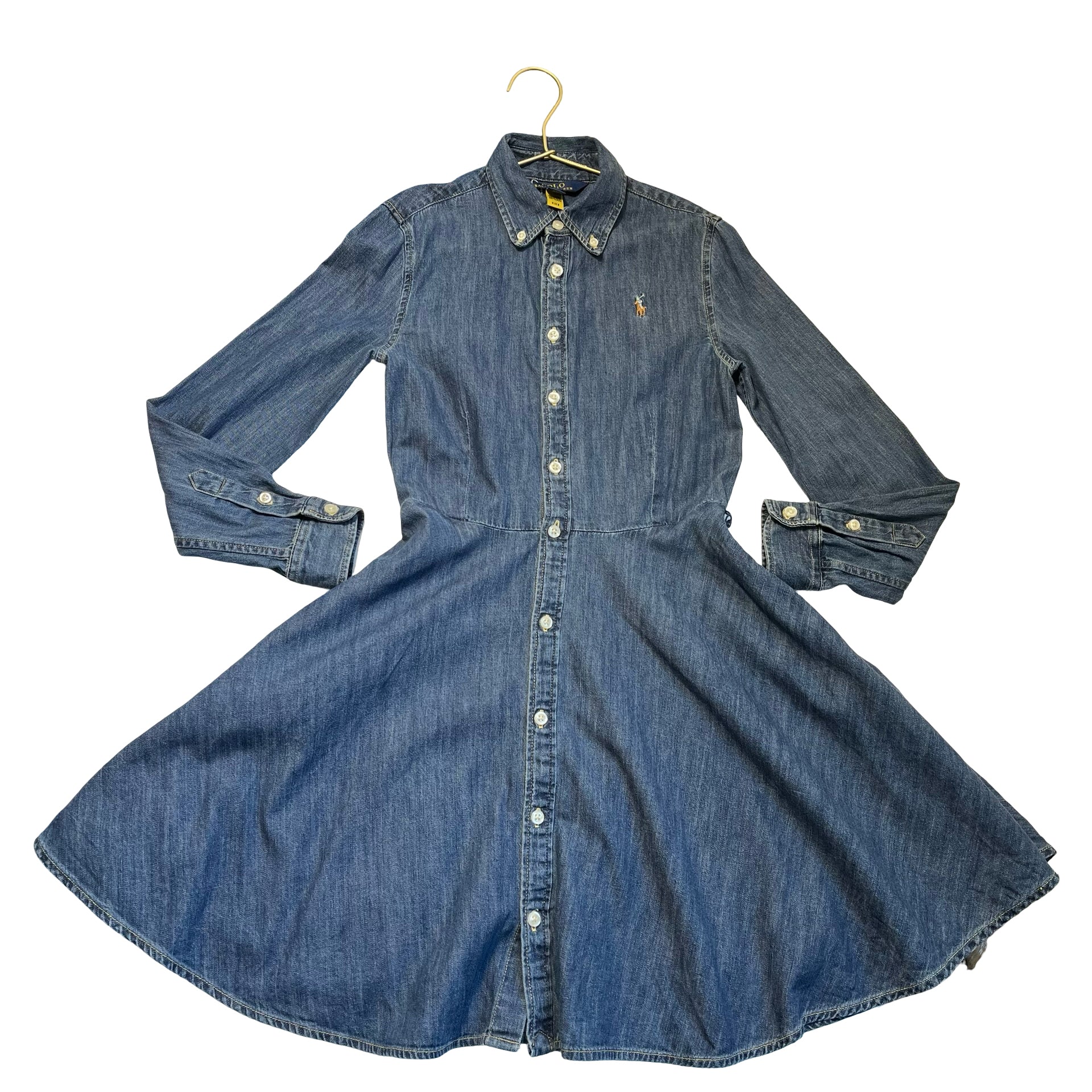 Polo Ralph Lauren Denim Shirt Dress - Size 10