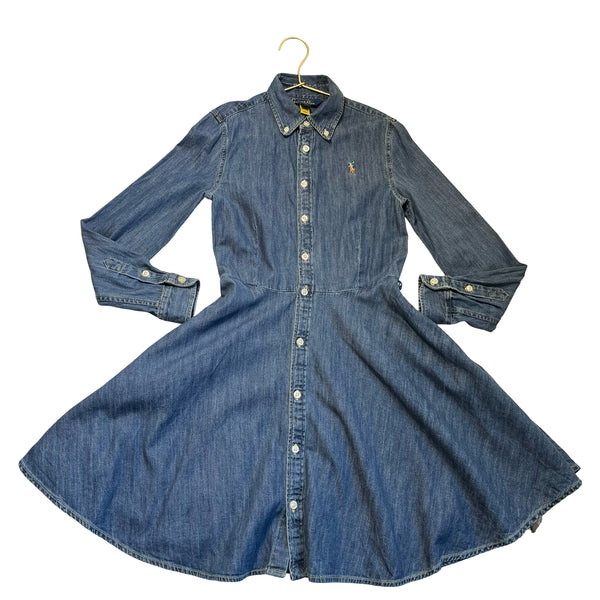 Polo Ralph Lauren Denim Shirt Dress - Size 10