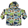 Next Dinosaur Print Hooded Windbreaker Jacket - Size 2-3