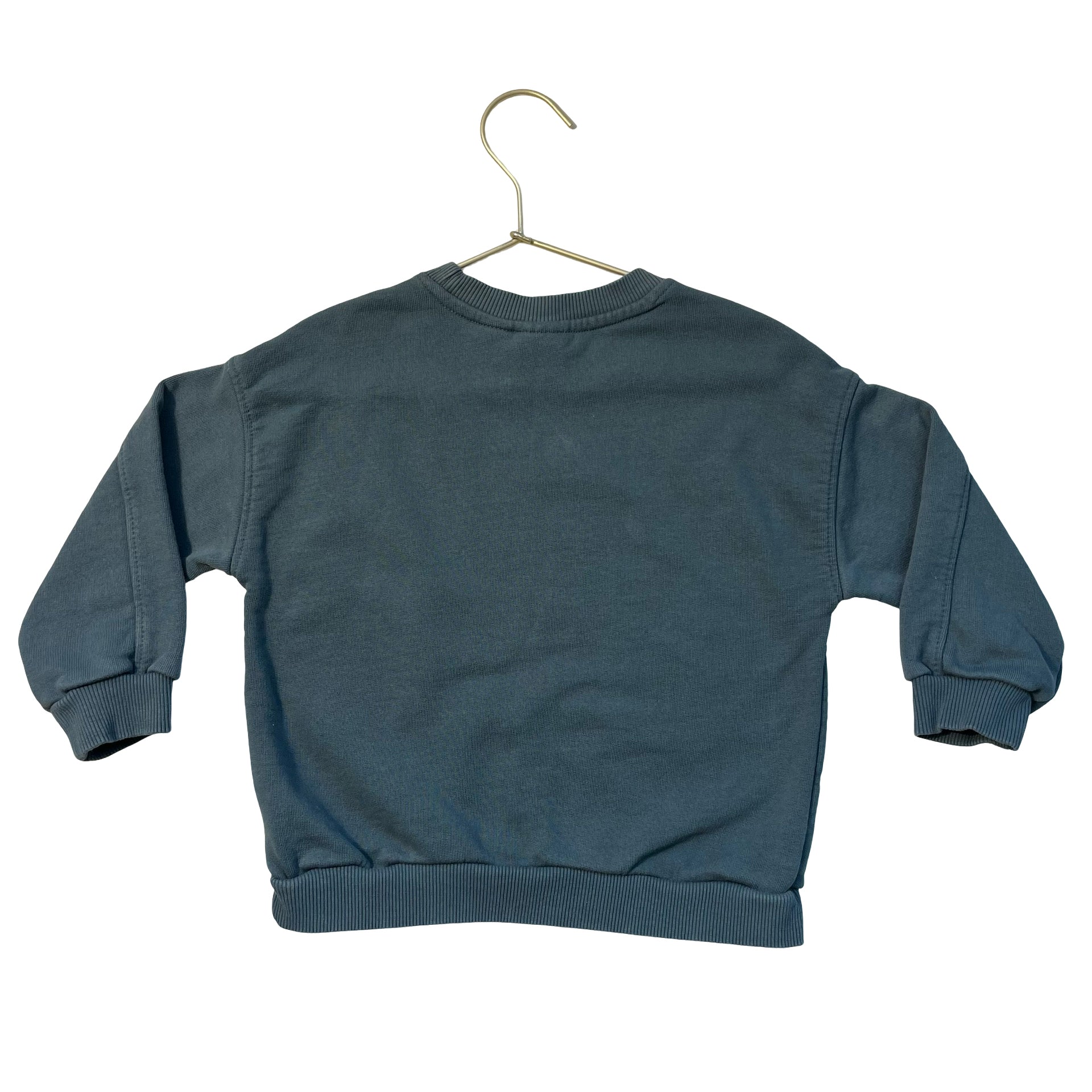 Zara Teal Sweatshirt - Size 4