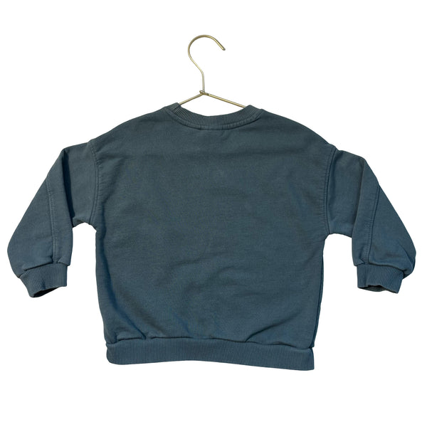 Zara Teal Sweatshirt - Size 4