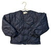 The New Society Navy Quilted Jacket - Size 6Y