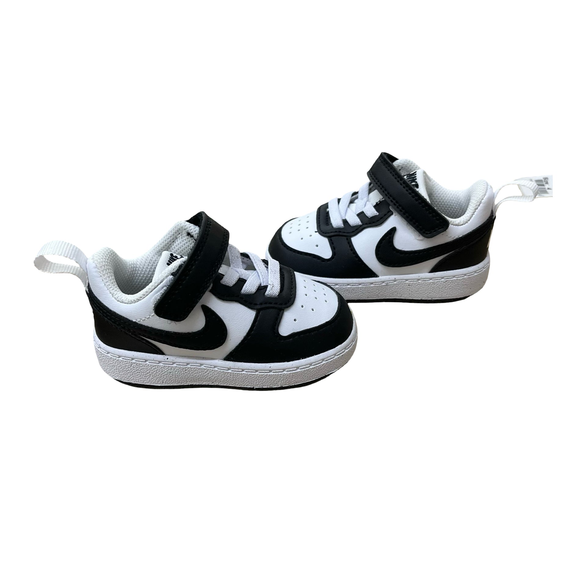 Nike White & Black Sneakers - Size 4C