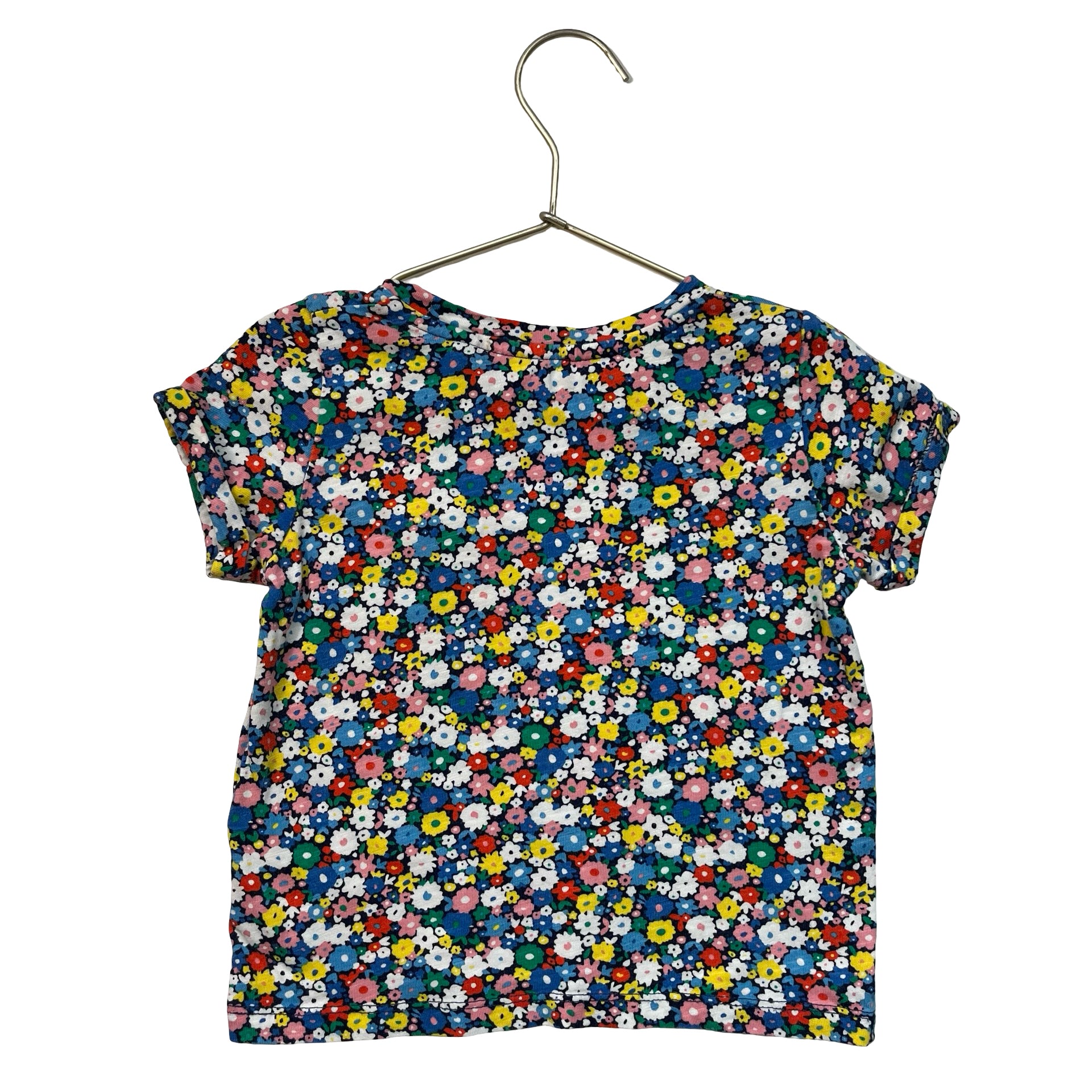 Boden Floral Star-Pocket T-Shirt - Size 4-5Y