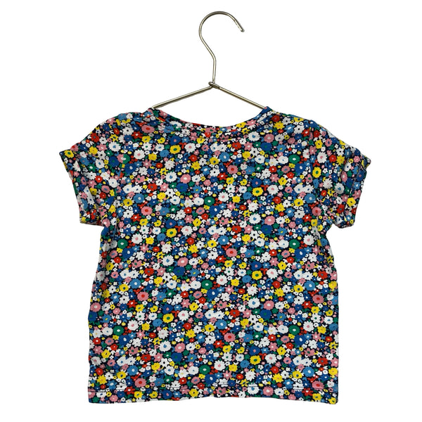 Boden Floral Star-Pocket T-Shirt - Size 4-5Y
