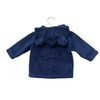 Hanna Andersson Navy Sherpa Hooded Jacket - Size 6-12 Mo
