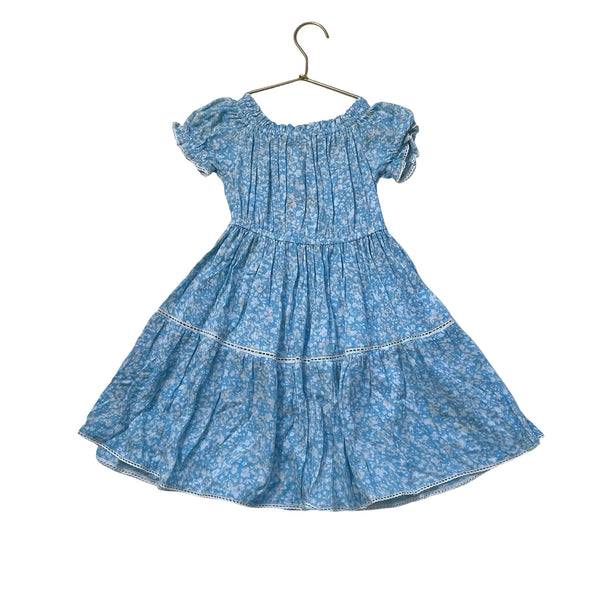 Sunday Saint-Tropez Light Blue Flora Dress - Size 4-6