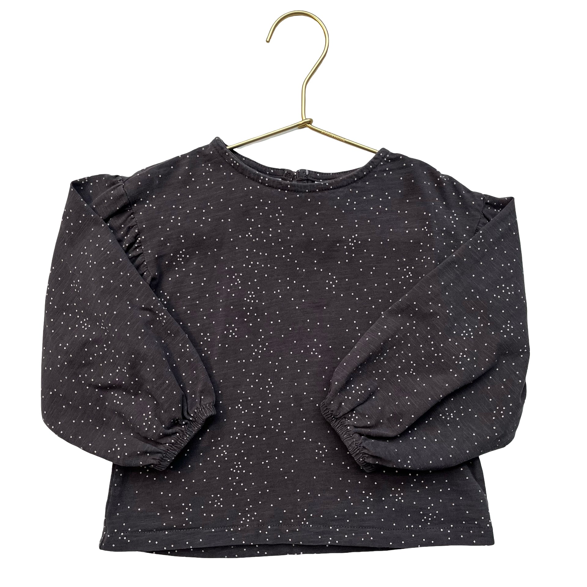 Zara Gray Dot Top - Size 2-3