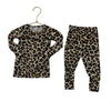 Posh Peanut Leopard Print PJ Set - Size 6-12 Mo