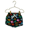 Hanna Andersson Black & Multi-Color Fish Print Swim Shorts - Size 12-18 Mo