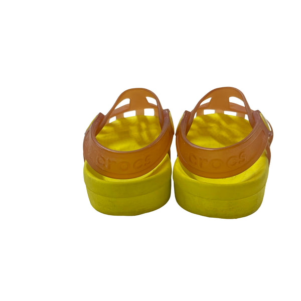 Crocs 'Shirley' Orange & Yellow Sandals - Size C10