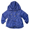 OshKosh Fleece-Lined Purple Hooded Windbreaker Jacket - Size 24 Mo