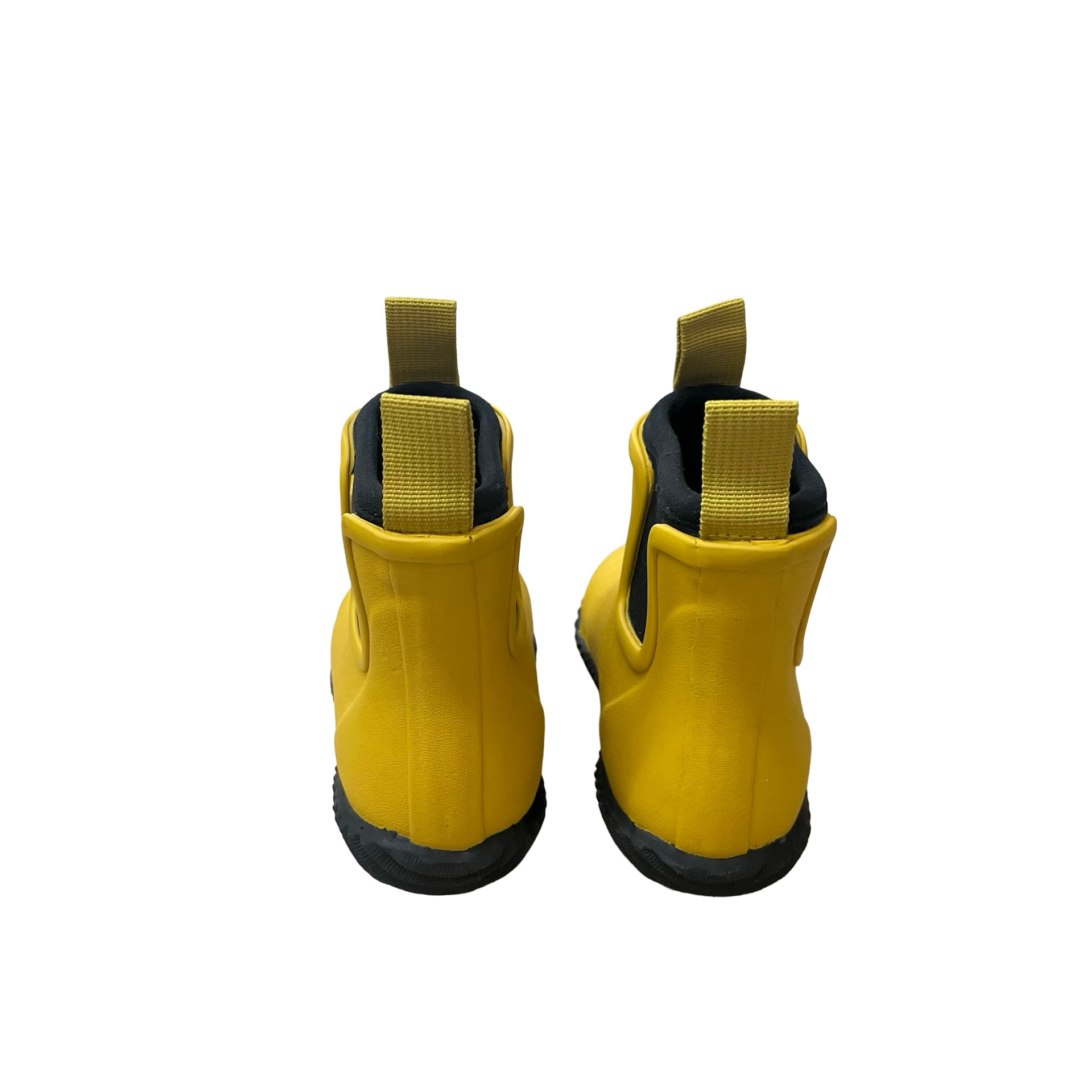 Merry-People Yellow Chelsea Rain Boots - Size 9