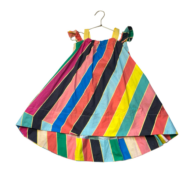 Tia Cibani Colorful Striped Dress - Size 2