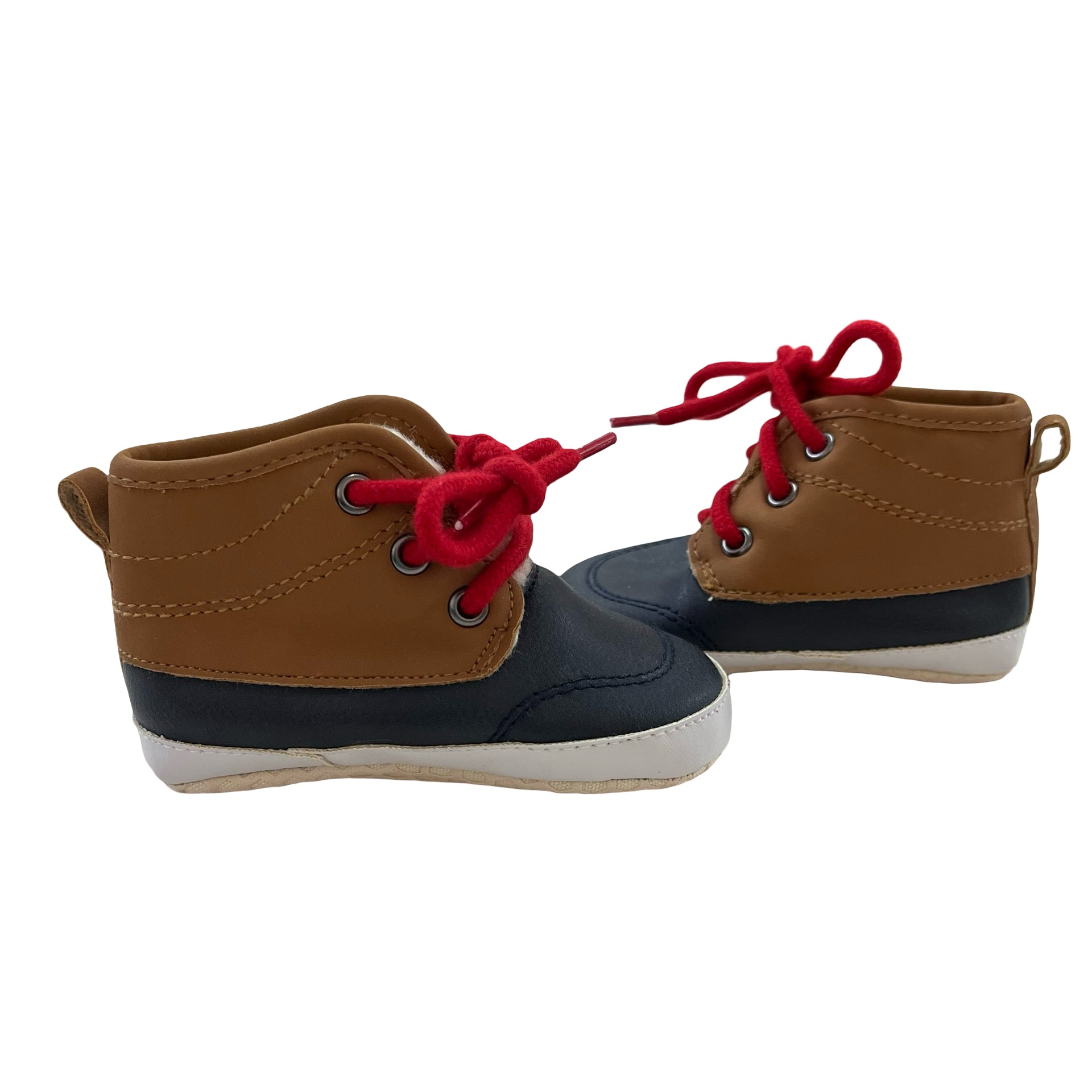 Baby Gap Sherpa-Lined Soft-Sole Duck Booties - Size 6-12 Mo