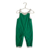 Baby Boden Green Corduroy Floral-Lined Overalls - Size 18-24 Mo