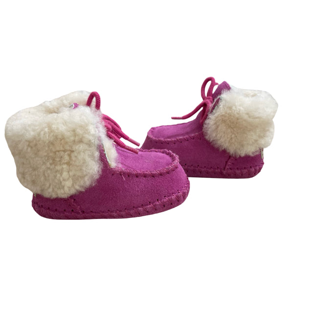 UGG Hot Pink Sherpa Lined Booties - Size 0/1