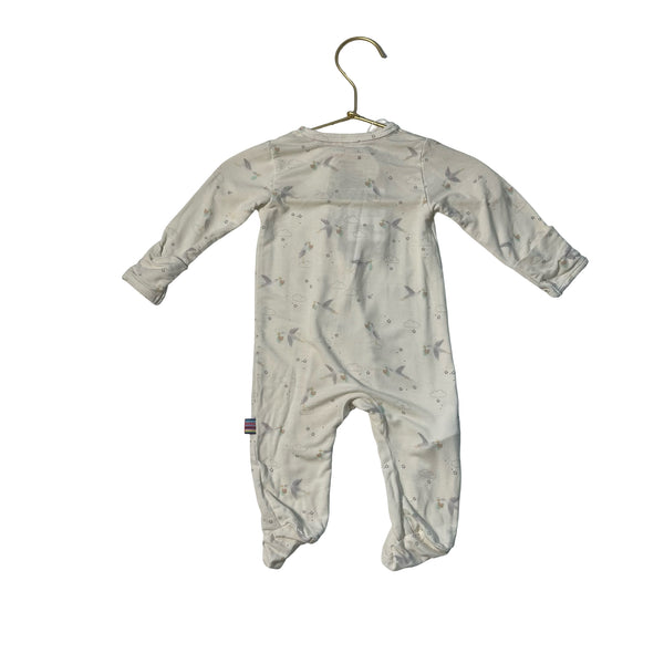 Magnetic Me Ivory Stork One Piece - Size Newborn