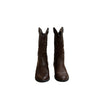 Cat & Jack Brown Faux Leather Cowboy Boots - Size 13