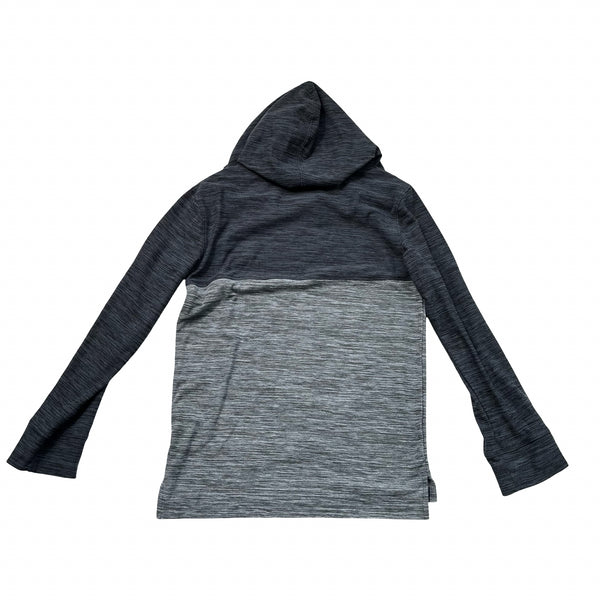 Under Armour Gray Hooded Shirt - Size 7