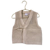 Zara Ivory Crochet Knit Cardigan Vest - Size 3-4