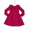 Polo Ralph Lauren Raspberry Pink & Navy Striped Dress - Size 5