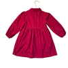 Mini Boden Deep Raspberry Pink Corduroy Shirt Dress - Size 2-3Y