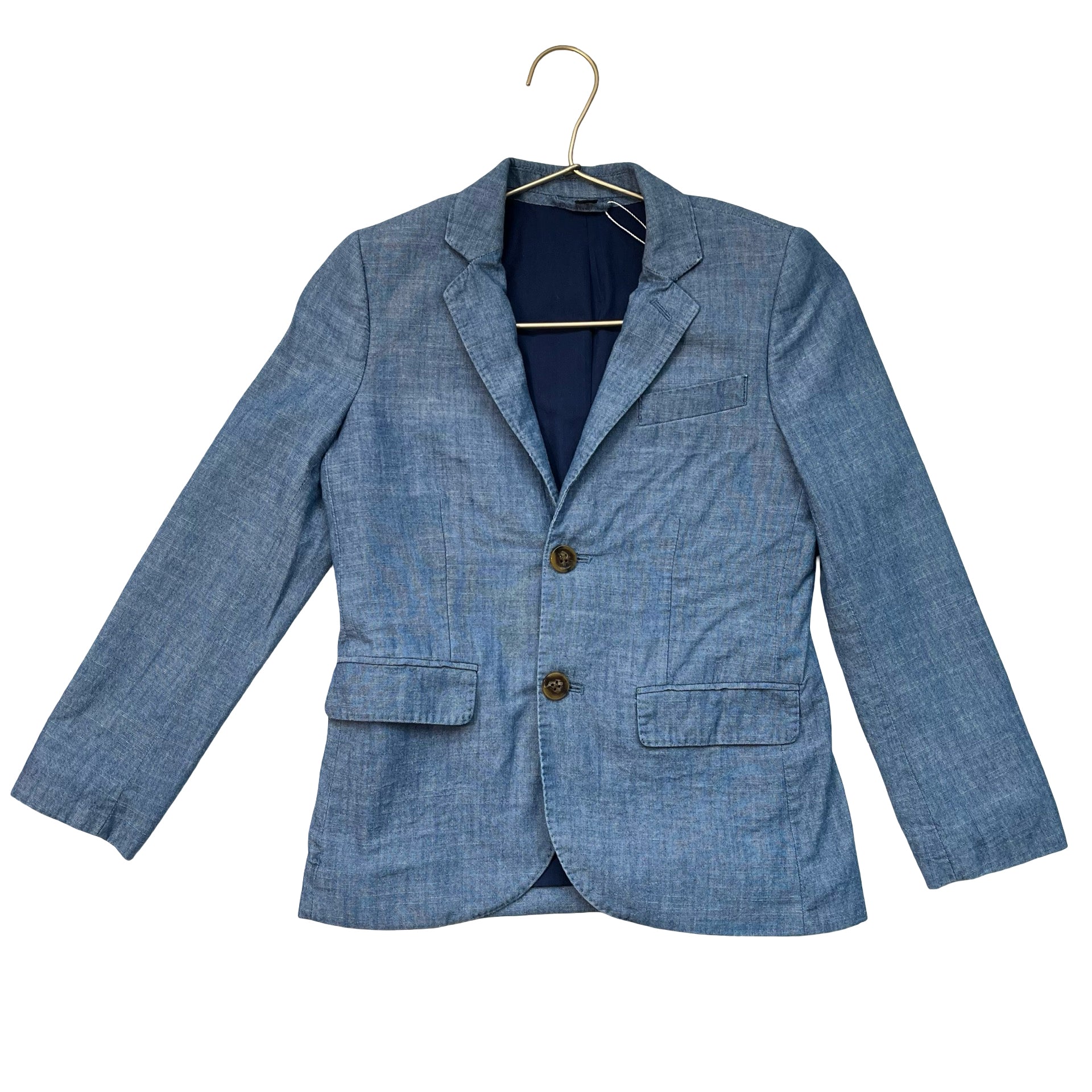 Crewcuts Ludlow Cotton Chambray Blazer - Size 8