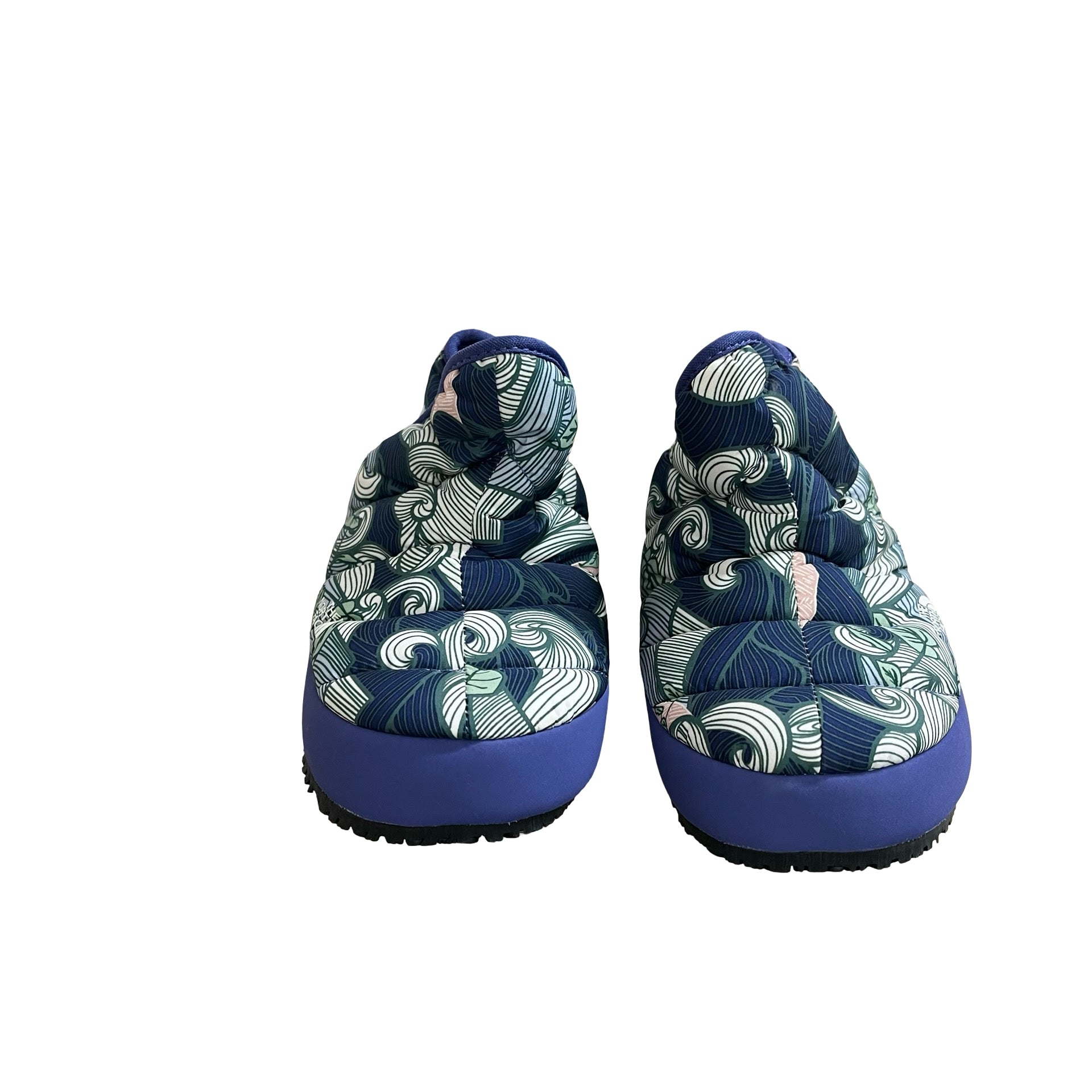 North Face Thermoball Floral Print Puffer Slip-On Booties - Size 11