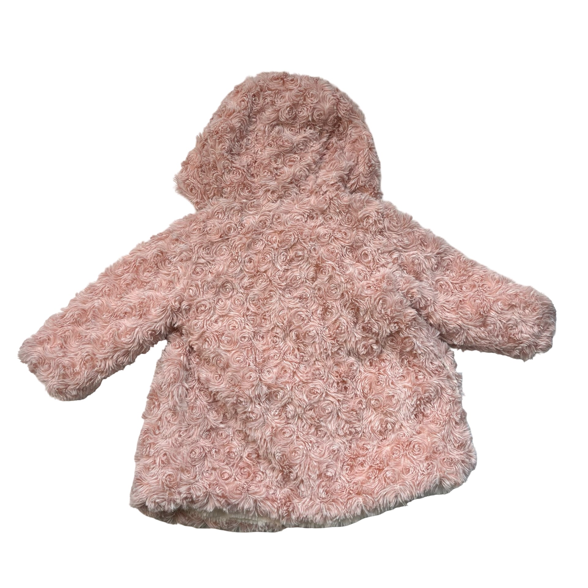 American Widgeon Pink Faux Fur Jacket - Size 12 Mo