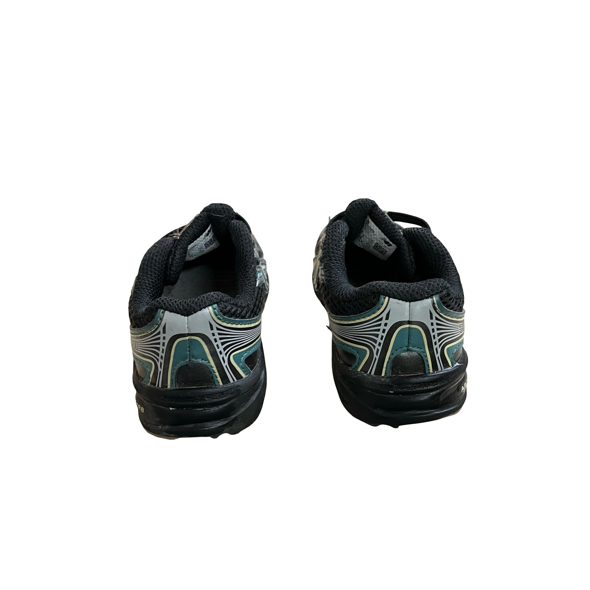 New Balance 740 Black, Silver, Teal Sneakers - Size 8C