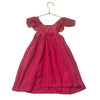 Zara Raspberry Pink Linen & Crochet Ruffle Dress - Size 4