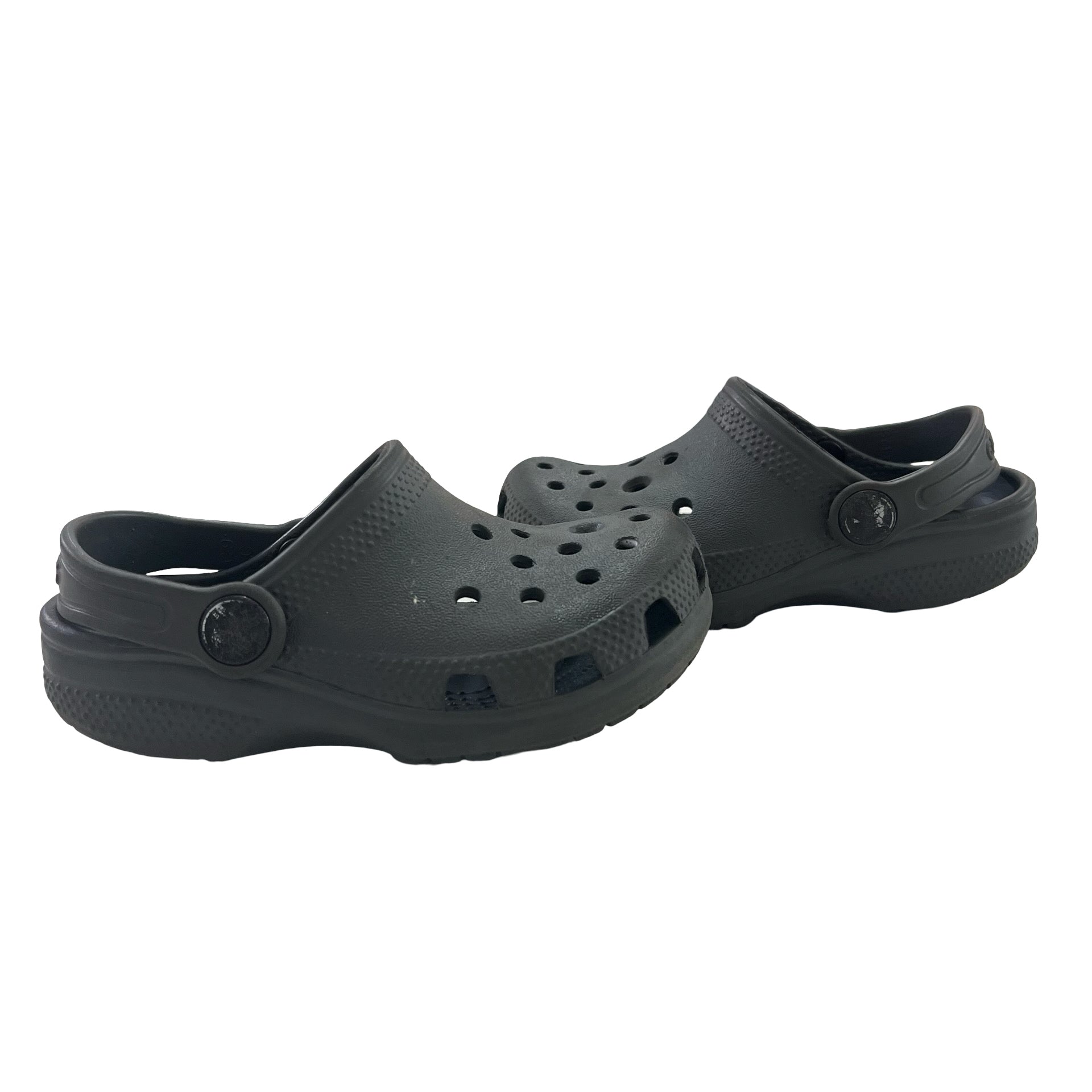 Crocs Dark Gray Shoes - Size C9