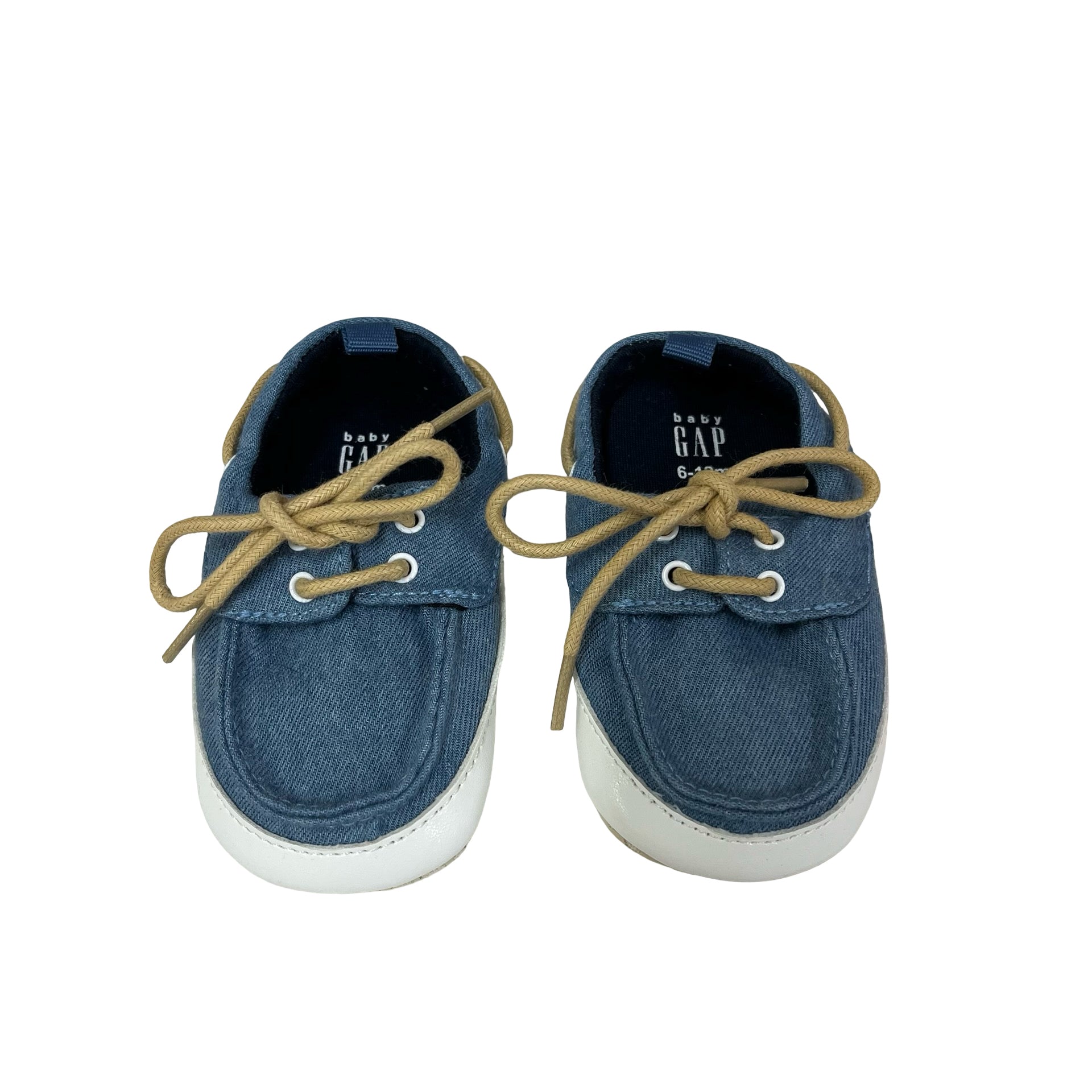 Baby Gap Chambray Soft-Sole Shoes - Size 6-12 Mo