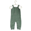 Kate Quinn Sage Green Quilted Velour One-Piece Overall - Size 6-12 Mo