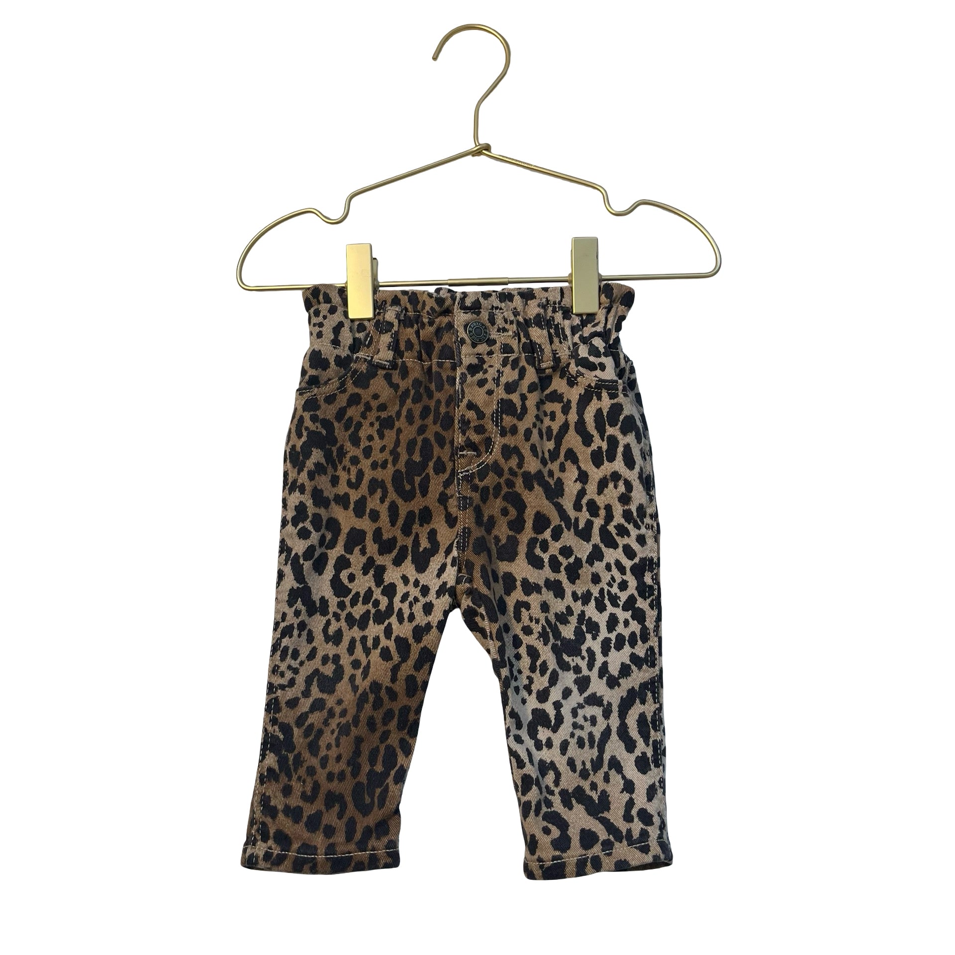 Gap Denim 'Just Like Mom' Leopard Print Jeans - Size 6-12 Mo