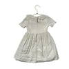 Zara Ivory Eyelet Floral Collar Short Sleeve Dress - Size 2/3
