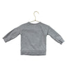 Hanna Andersson Gray & Red Heart Patch Sweatshirt - Size 18-24 Mo
