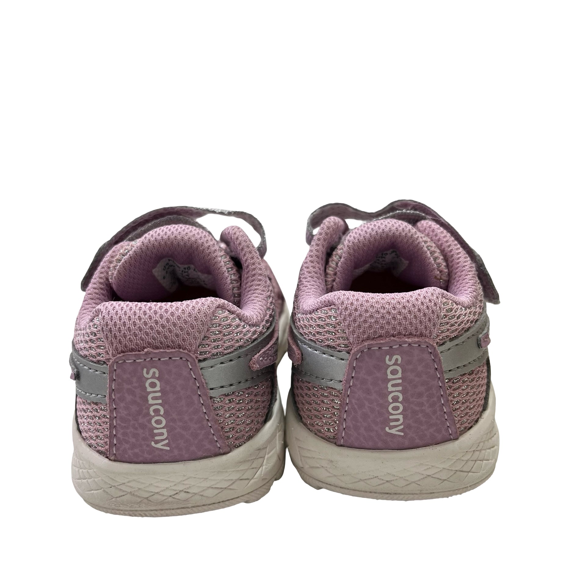 Saucony Lavender & Silver Metallic Sneakers - Size 5.5XW