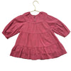 Zara Dusty Rose Flower Pattern Dress - Size 18-24 Mo