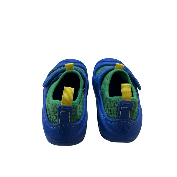 Crocs Blue & Green Water Shoes - Size C9