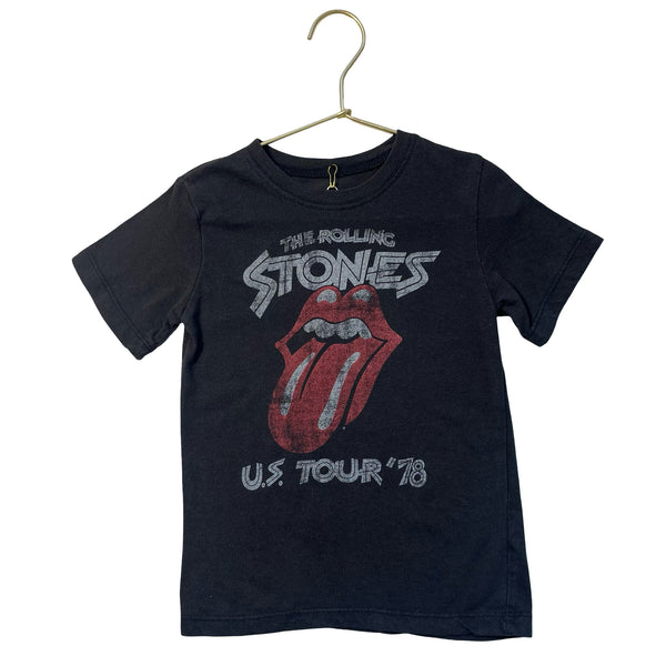Rolling Stones Black Vintage Wash T-Shirt - Size 4T