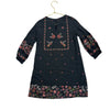 Zara Black Flower & Bird Print Dress - Size 6