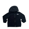 North Face Black Fleece Hooded Jacket - Size 12-18 Months