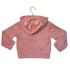 Inextenso Pink Fleece Hooded Jacket - Size 4