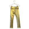 Crewcuts Gold Metallic Leggings - Size 5