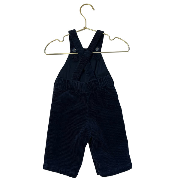 Amazon Essentials x Sofia Grainge Navy Corduroy Overalls - Size 0-3 Mo