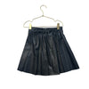Crewcuts Black Faux Leather Pleated Skirt - Size L 10-11